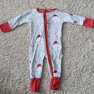 Little Sleepies Newborn Zippy Holiday Patt…